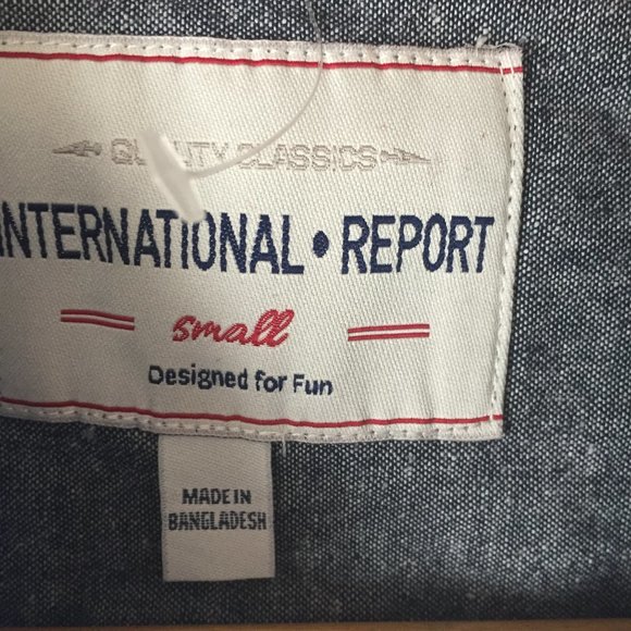 Sailboat Print Short-Sleeve Button-Up Shirt S/Blue - Picture 6 of 12